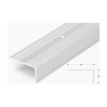 Schodový profil 22x42mm, hliníkový vŕtaný 300cm