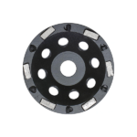 Hybridný kotúč 125 mm so 6 trapézovými PCD segmentmi a 6 nosnými segmentmi