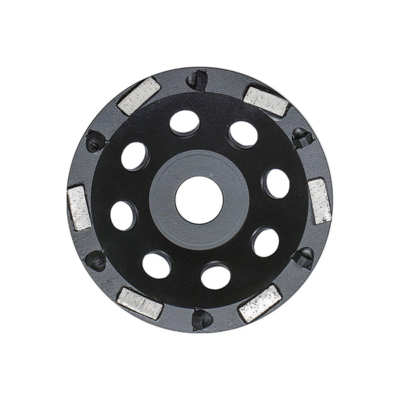 Hybridný kotúč 125 mm so 6 trapézovými PCD segmentmi a 6 nosnými segmentmi