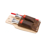 Kožený držiak nožov pre profesionálov vhodný pre 2 kladacie nože