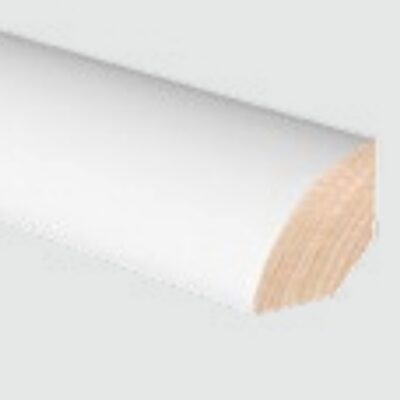 Soklová lišta masív – oblá Biela RAL 9010 14 x 14 x 2400m