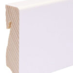 Soklová lišta masív – Biela farba 16 x 58 x 2400mm