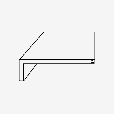 Schod ŠTANDARDNÁ ŠÍRKA PODLAHY (204) TYP A