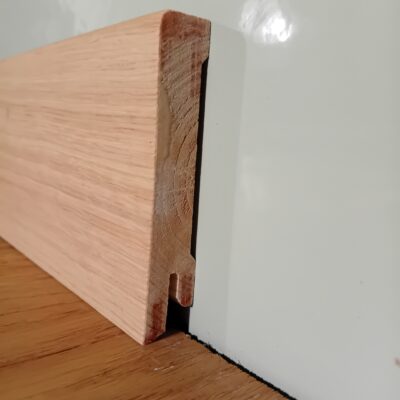 Soklová lišta masív - MODERN 80 Dub natur lakovaný 16 x 80 x 2400mm