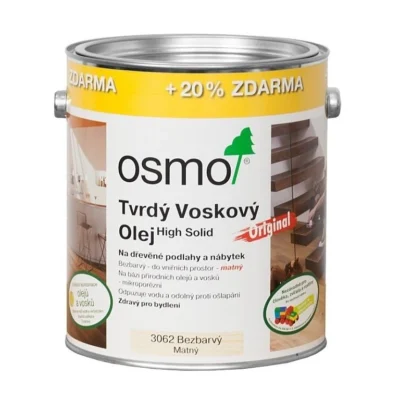 Osmo 3062 tvrdý voskový olej matný 2,5l