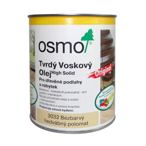 Osmo 3032 tvrdý voskový olej polomatný 0,75l