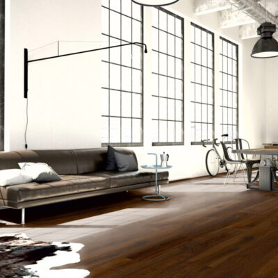 Parketa DUB DARBROWN ASTIG kartáčovaný tmavý parený olejovaný 51LHÖSCL15 EI57