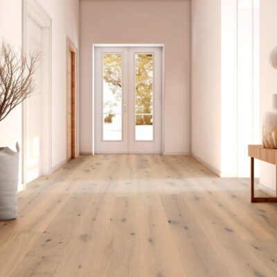 Parketa  DUB ASTIG kartáčovaný olejovaný biely 51LHLLÖL15 EI55