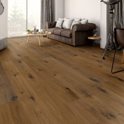 Parketa Dub parený kefovaný, ručne hobľovaný, olejovaný surový vzhľad 51LHNGCL15 EI57