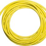 Priemyselný predlžovací kábel 10 m žltý vrátane zástrčky a zásuvky Schuko