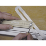 Uholník s rukoväťou FÖRCH 5* dĺžka 300 mm s rovnou hranou